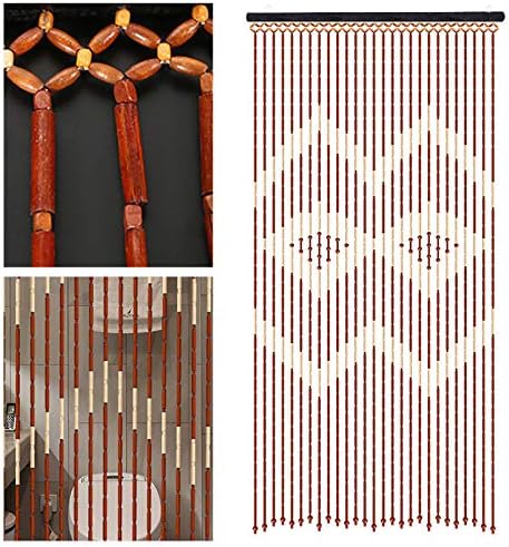 LOYALHEARTDY Wooden Bead Curtain Divider