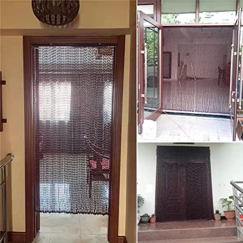 Wood Beaded Curtain for Doorway and Room Decorations