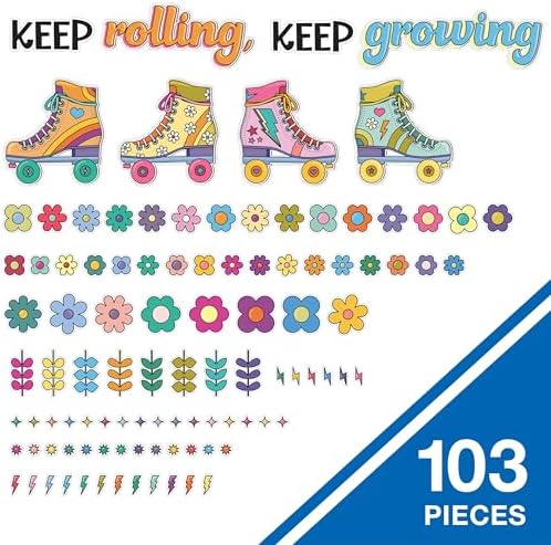 Happily Ever Elementary Retro Bulletin Board Set 103-Piece
