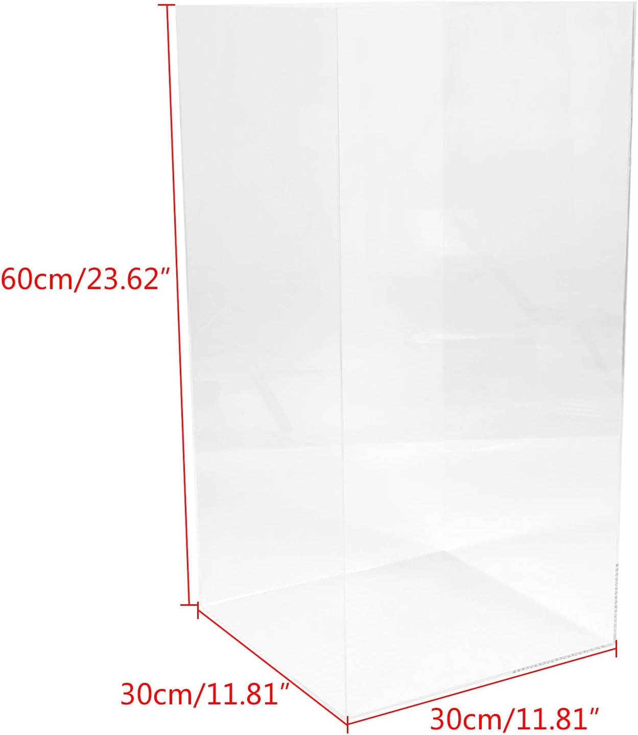 Cube Acrylic Showcase Stand for Collectibles and Art Displays