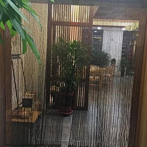 Handmade Wood Beaded Curtain 90 Strands for Doorways