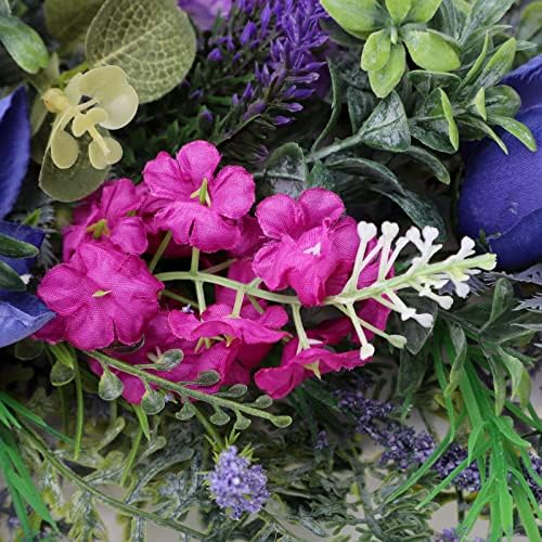 BEIJIALY Spring Wreath for Front Door Decor
