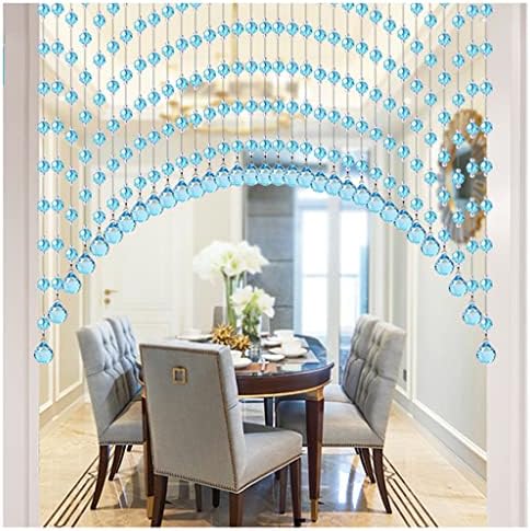 ZHOUXIAO Crystals Beaded Curtain Panels for Doorways