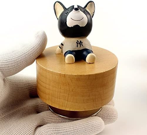 SOFTALK Penguin Wooden Musical Box - You Are My Sunshine