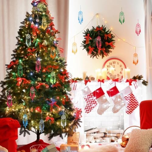 INFUNLY 24PCS DIY Dream Catcher Kit for Beginners