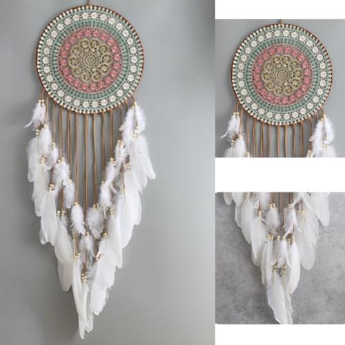 Big Dream Catchers for Wall with White Feather