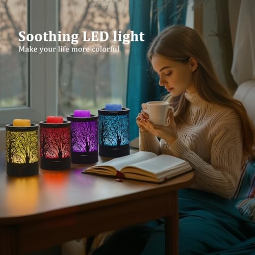 Enaroma Fragrance Wax Melts Warmer with LED Light