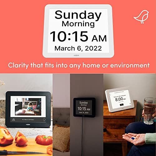 Robin Day Clock with Custom Alarms and Calendar Reminders