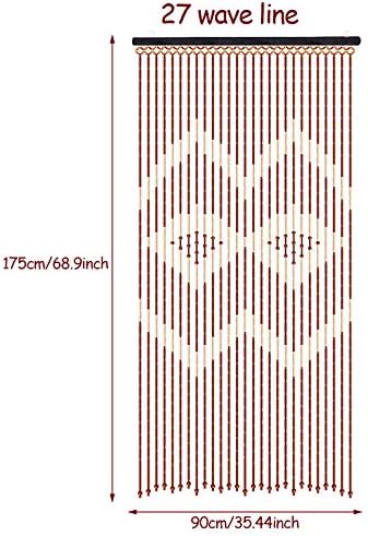 LOYALHEARTDY Wooden Bead Curtain Divider