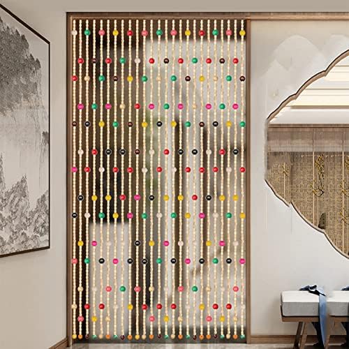 Beaded Curtain Bamboo Door Curtain 35 Strand