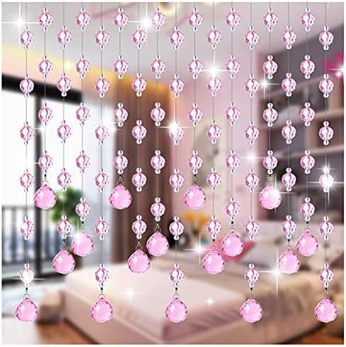 25 Strands Crystal Curtain for Doorways and Room Dividers