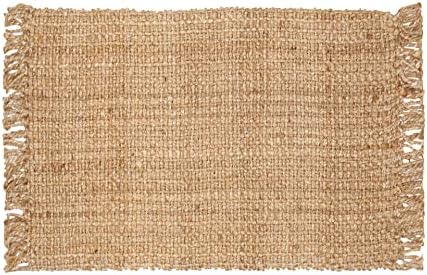 Hausattire Hand Woven Jute Rug 24x36 Inches