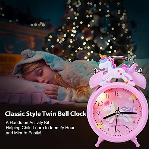 QearFun Unicorn Alarm Clock for Girls Kids