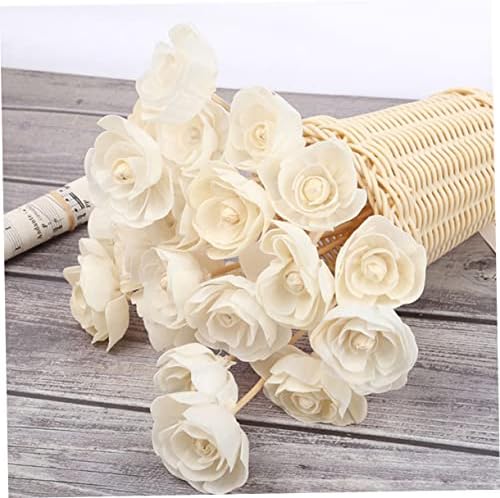 Mobestech 3Pcs Dried Flower Diffuser Sticks Natural Rattan Aromatherapy Decor