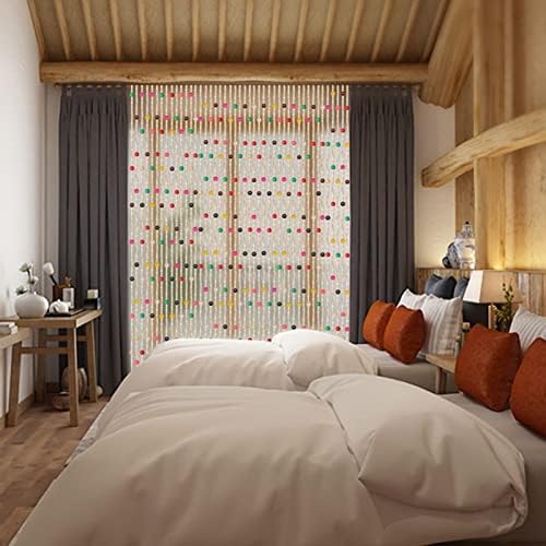 Beaded Curtain Bamboo Door Curtain 35 Strand