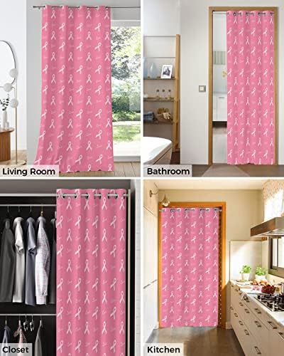 Pink String Doorway Curtains 54x78 Blackout Panels