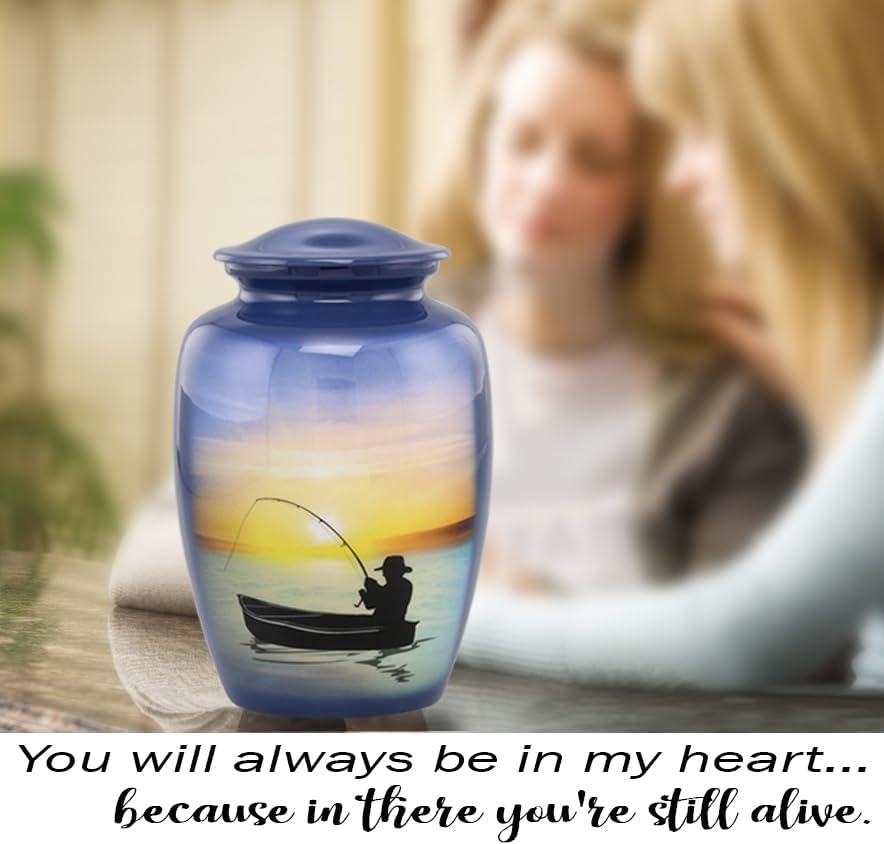 Fishing Urn - Large Capacity Adult Ashes Urn