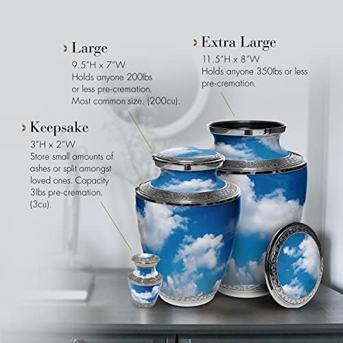 Elegant Brass Decorative Urns for Human Ashes