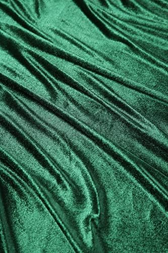 QueenDream Green Velvet Aisle Runner 45ft x 15ft Wedding Decor