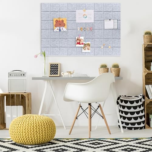 Yunihome Decorative Bulletin Board Wall Tiles 6 Pack