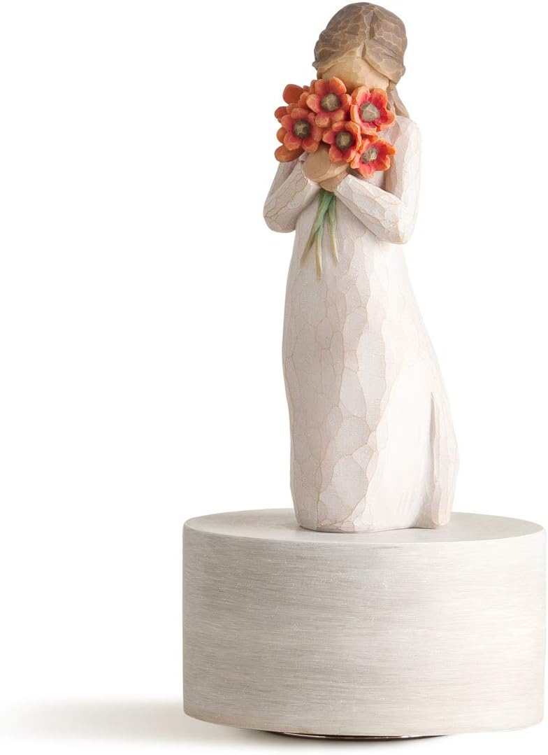 Willow Tree Surrounded by Love Musical Figure