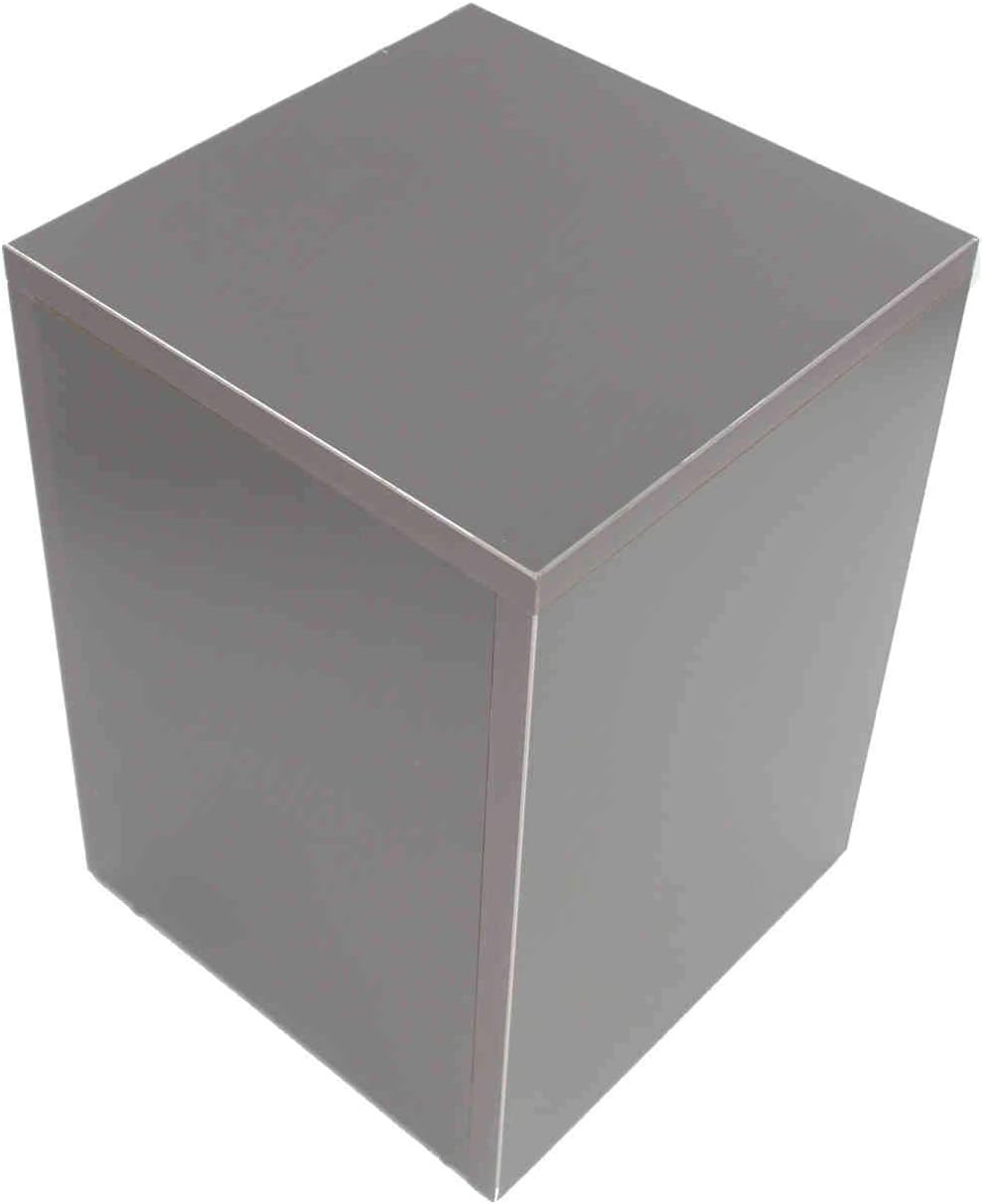 FixtureDisplays 115x115x36 Inch Grey Wood Cube Display Riser Stand 1