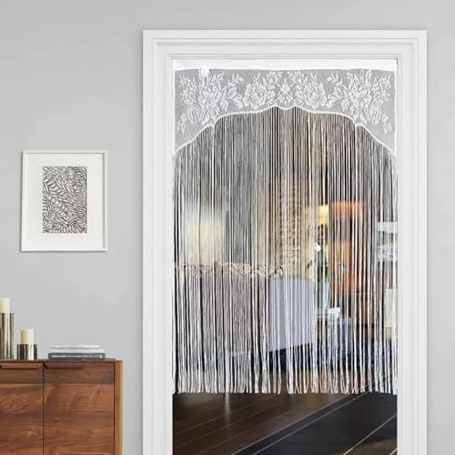 Bestori Lace Tassel Macrame Curtains for Doorways