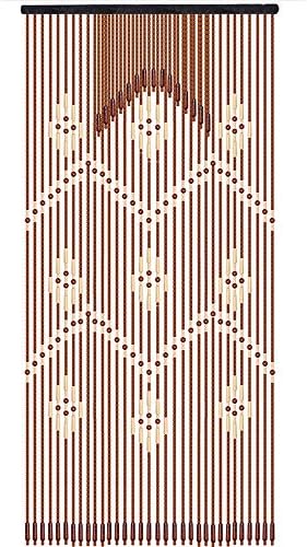 Eapmic 32 Line Bamboo Wood Beaded Curtain