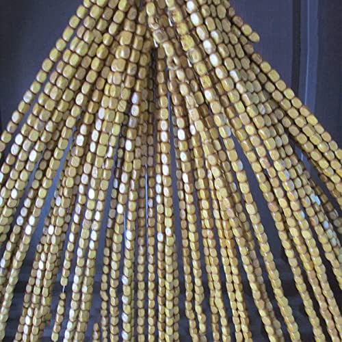 Bamboo Beaded Curtain for Doorway and Room Dividers