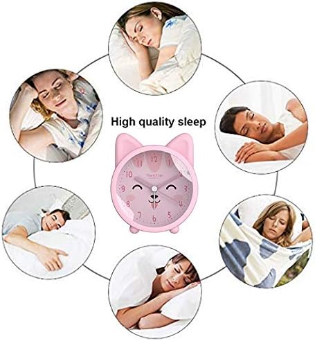 3 Inch Cartoon Animal Silent Alarm Clock