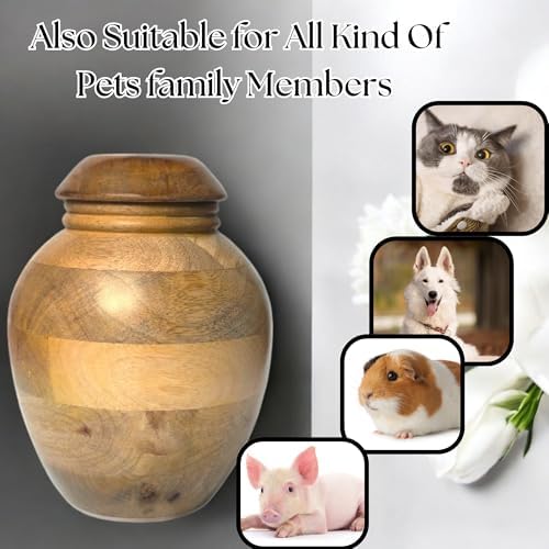 Premium Handcrafted Wooden Urn for Human Ashes
