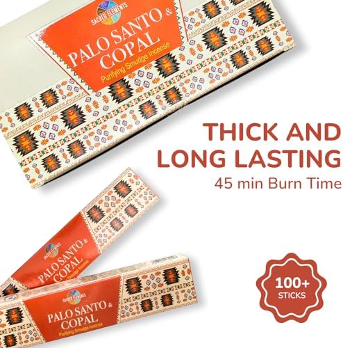 Sacred Elements Palo Santo Copal Incense Sticks 12 Pack