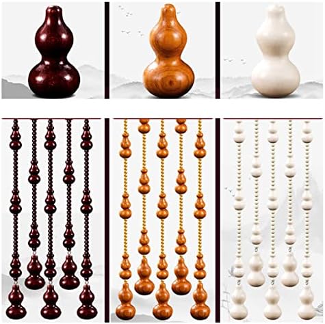 ZHANGQINGXIU Wood Beaded Curtain Doorway Divider