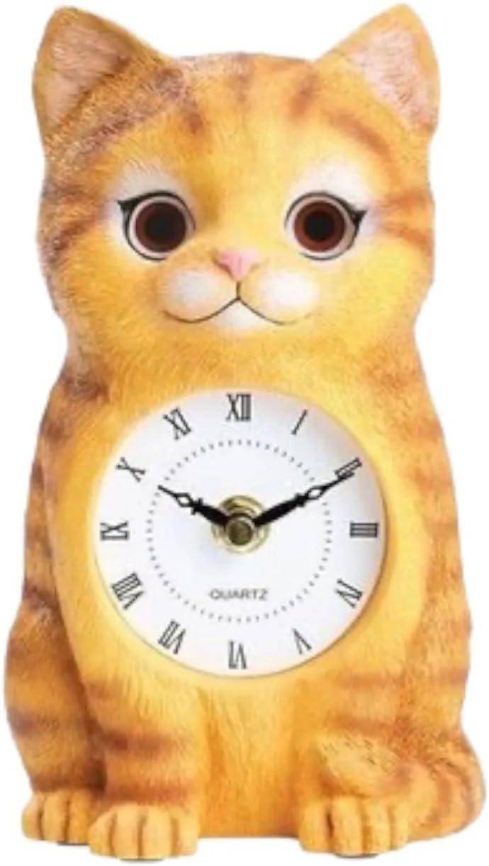 Kitty Clock with Moving Eyes 1