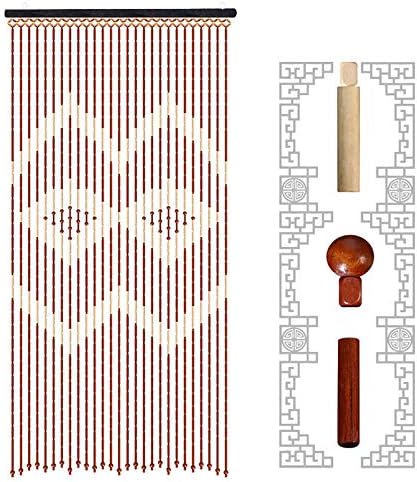 LOYALHEARTDY Wooden Bead Curtain Divider