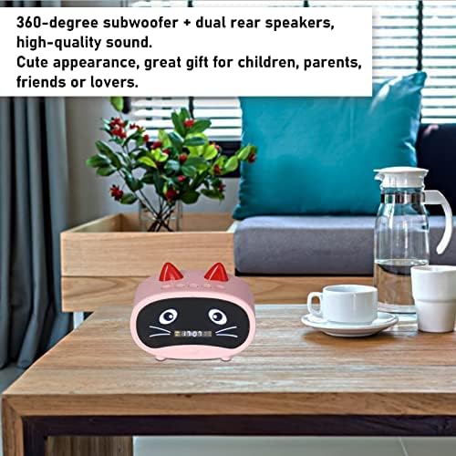 Digital Alarm Clock Speaker with Bluetooth and FM Radio