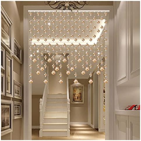 ZHOUXIAO Crystal Beaded Curtain Door Divider