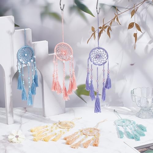 INFUNLY 24PCS DIY Dream Catcher Kit for Beginners