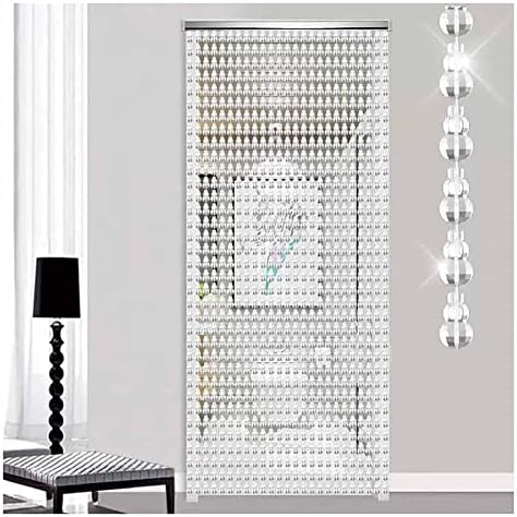 Clear Gourd Beaded Curtains 100 Strand 100x200cm