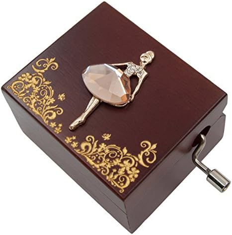 Mini Handcrank Music Box Tune of Fur Elise Ballerine