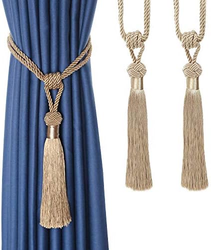 BEL AVENIR Curtain Tiebacks 2 Pack Holdbacks