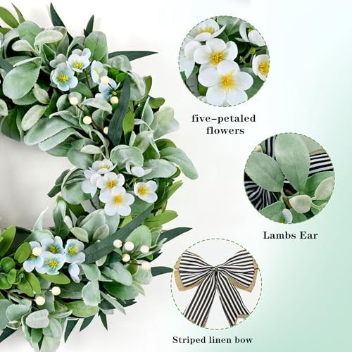 Waipfaru Spring Wreath for Front Door