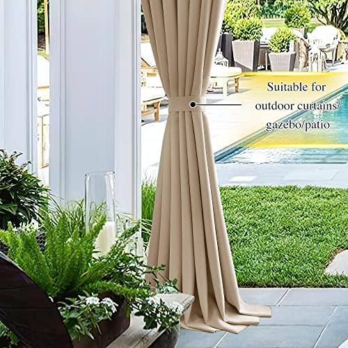NICETOWN Handmade Curtain Tie Backs Set of 4