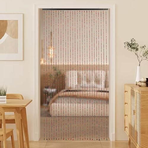 Gworobie 27 Strings Door Curtain with Beads and Tassels