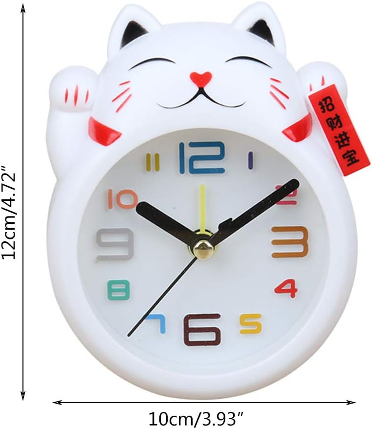 DDARK Alarm Clock Mini Cute Figure Clock with Night Light