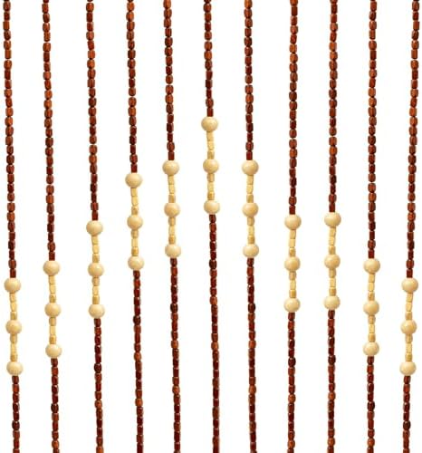 Vintage Boho Beaded Door Curtain 3x6FT