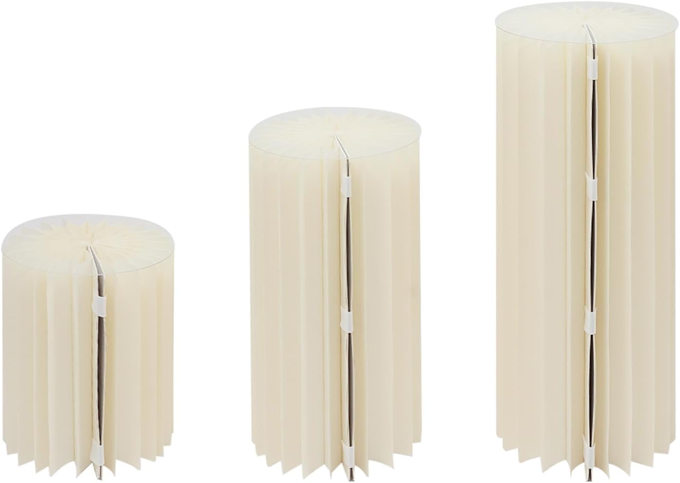 Cashewnuts 3PCS Foldable Cardboard Wedding Centerpieces
