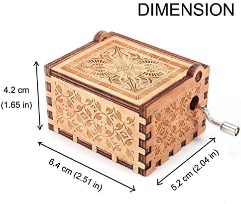 Ukebobo Wooden Happy Birthday Music Box - 16th Birthday Gift