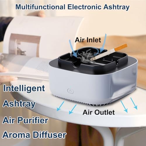 BAORSAPY Smokeless Ashtray 2 in 1 Air Purifier