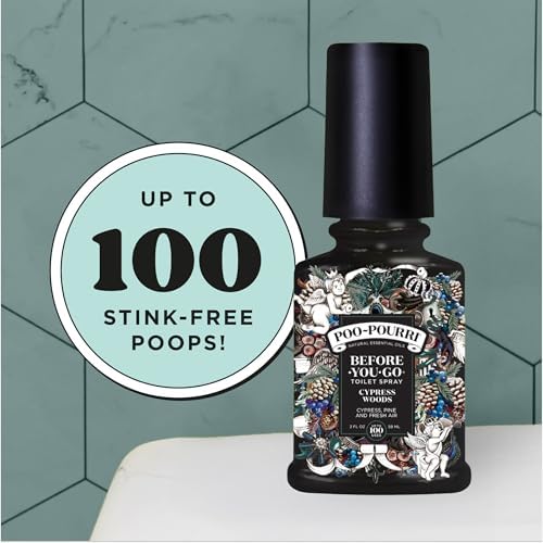 Poo-Pourri Before-You-Go Toilet Spray 2 Fl Oz Cypress Woods